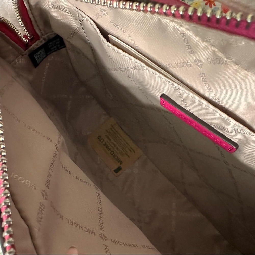 Michael Kors Pink Crossbody Bag with Monogram Design - Picture 6 of 8